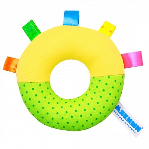 Игрушка колечко с петельками из серии Шумякиши (Фокс – мякиши, 313 МЯКИШИsim)